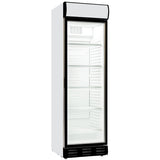 Combisteel Drankenkoeling Wit | 382L | Glasdeur | +4°C/+10°C | Statisch + Ventilator | 595x650x2000(h)mm | 7464.0088