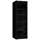 Combisteel Drankenkoeling Zwart | 382L | Glasdeur | +4°C/+10°C | Statisch met Ventilator | 595x650x1850(h)mm | 7464.0094