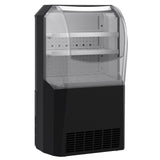 Combisteel Impulskoeler | Zwart | 210L | 3 Niveaus | +2°C/+15°C | Geforceerd | 655x570x1132(h)mm | 7464.0300