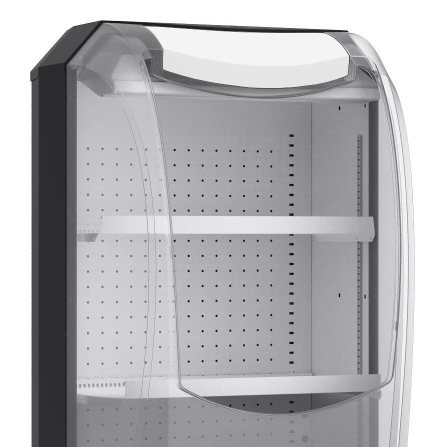 Combisteel Impulskoeler | Zwart | 274L | 3 Niveaus | +2°C/+15°C | Geforceerd | 655x575x1498(h)mm | 7464.0305