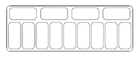 Combisteel Schepijsvitrine | CUBA | Energiezuinig | 540L | 13x 5L | -14°C/-24°C | Statisch | 1664x842x1285(h)mm | 7472.0145