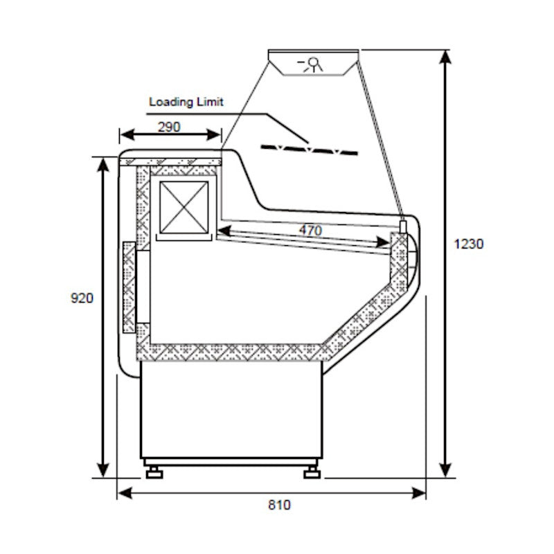 Combisteel Koeltoonbank | VINNIE | Kantelruit | +1°C/+10°C | Statisch | 1500x825x1230(h)mm | 7486.0005