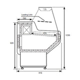 Combisteel Koeltoonbank | VINNIE | Kantelruit | +1°C/+10°C | Statisch | 2000x825x1230(h)mm | 7486.0010