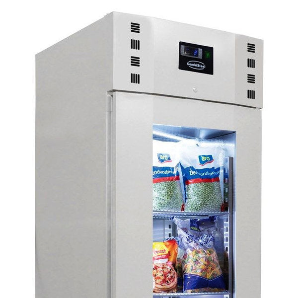 Combisteel Horeca Koelkast Pro Line | RVS | 700L | Glasdeur | -2°C/+8°C | Geforceerd | 700x810x2050(h)mm | 7489.5020