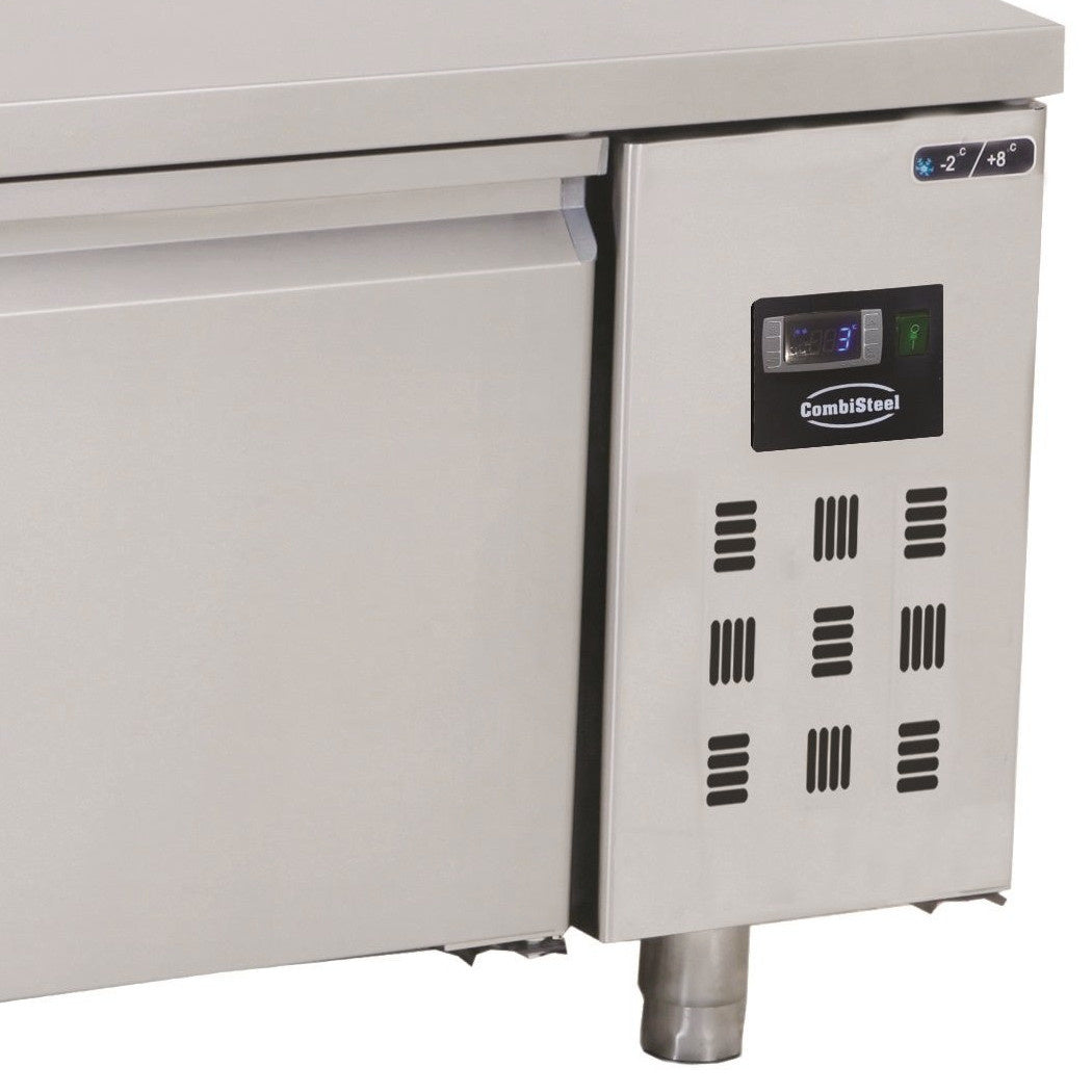Combisteel Koelwerkbank | Laag Model | 180L | 2 Deuren | -2°C/+8°C | Geforceerd | 1200x700x600(h)mm | 7489.5075