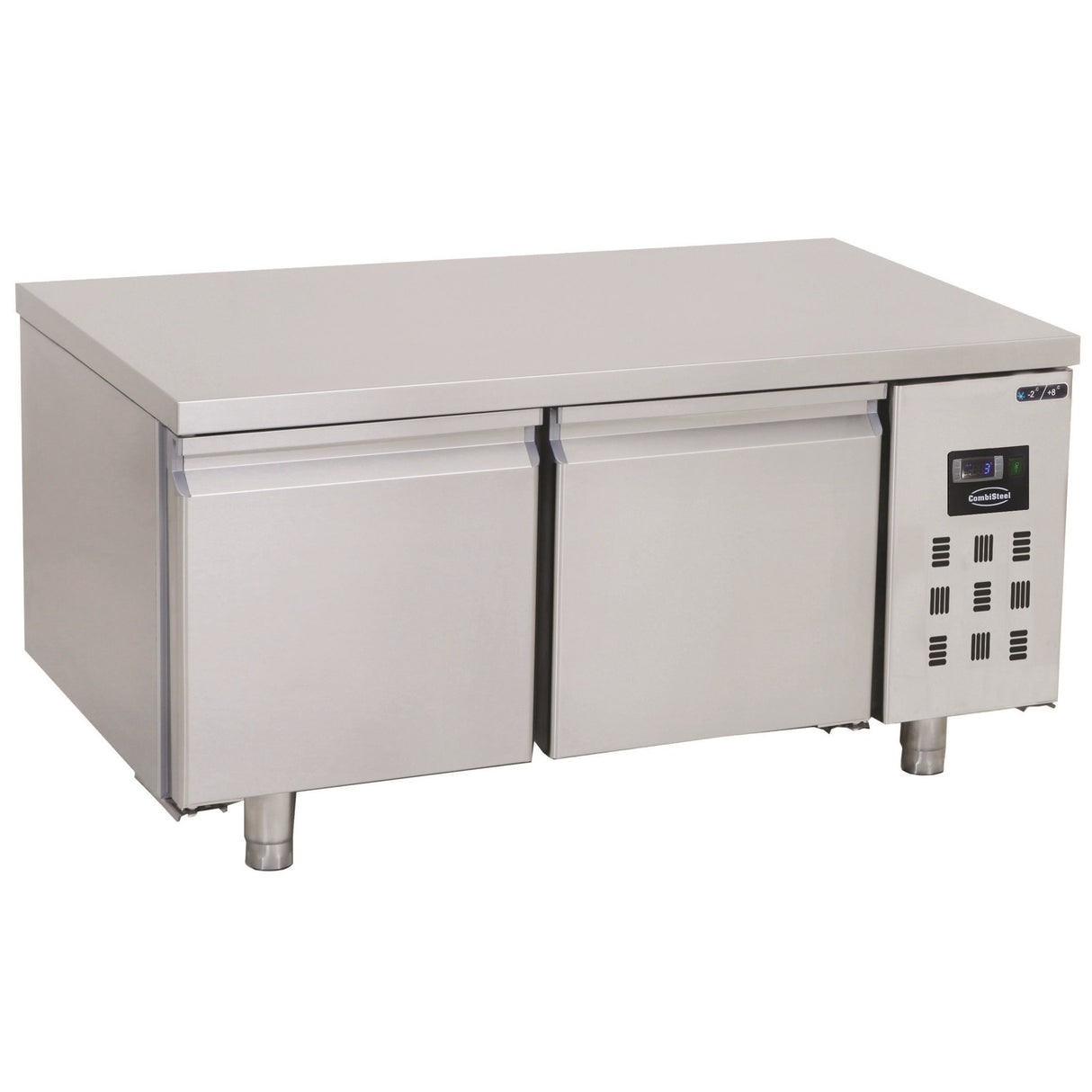 Combisteel Koelwerkbank | Laag Model | 180L | 2 Deuren | -2°C/+8°C | Geforceerd | 1200x700x600(h)mm | 7489.5075