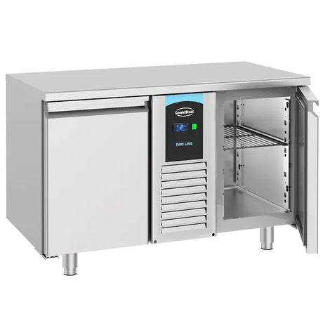 Combisteel Koelwerkbank | Energiezuinig | 281L | 2 Deuren | -2°C/+8°C | Geforceerd | 1300x700x850(h)mm | 7489.5100