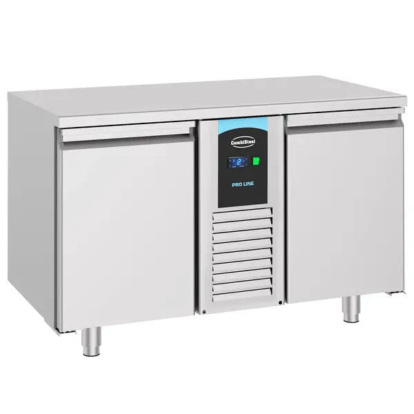 Combisteel Koelwerkbank | Energiezuinig | 281L | 2 Deuren | -2°C/+8°C | Geforceerd | 1300x700x850(h)mm | 7489.5100