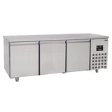 Combisteel Bakkers-koelwerkbank | 615L | 3 Deuren | -2°C/+8°C | Geforceerd | 2100x800x850(h)mm | 7489.5255