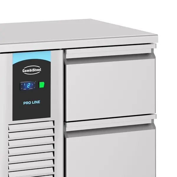 Combisteel Koelwerkbank | ENERGY LINE | 281L | 1 Deur (1/1 GN) + 2 Laden | -2°C/+8°C | Geforceerd | 1300x700x850(h)mm | 7489.5350