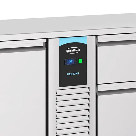 Combisteel Koelwerkbank | ENERGY LINE | 632L | 2 Deuren + 4 Laden (1/1 GN) | -2°C/+8°C | Geforceerd | 2270x700x850(h)mm | 7489.5370