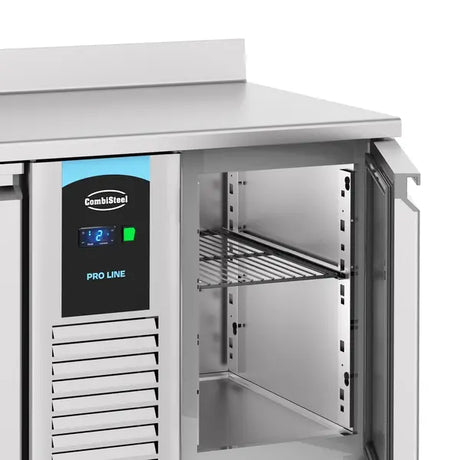 Combisteel Koelwerkbank | ENERGY LINE | 474L | 3 Deuren (1/1 GN) | -2°C/+8°C | Geforceerd | Achteropstand | 1785x700x860(h)mm | 7489.5405