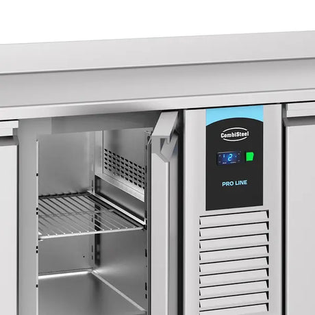 Combisteel Koelwerkbank | ENERGY LINE | 632L | 4 Deuren (1/1 GN) | -2°C/+8°C | Geforceerd | Achteropstand | 2270x700x860(h)mm | 7489.5410