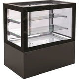 Combisteel Koelvitrine | 375L | Zwart | +2°C/+10°C | 3 Schappen | 1000x780x1300(h)mm | 7489.5455