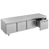 Combisteel Koelwerkbank | Laag Model | 360L | 4 Laden | -2°C/+8°C | Geforceerd | 2130x700x600(h)mm | 7489.5482