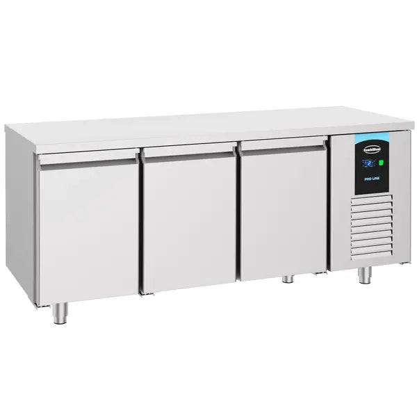 Combisteel Koelwerkbank | ENERGY LINE | 474L | 3 Deuren | -2°C/+8°C | Geforceerd | 1865x700x850(h)mm | 7489.5505