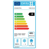 Combisteel Koelwerkbank | ENERGY LINE | 623L | 4 Deuren | -2°C/+8°C | Geforceerd | 2330x700x850(h)mm | 7489.5510