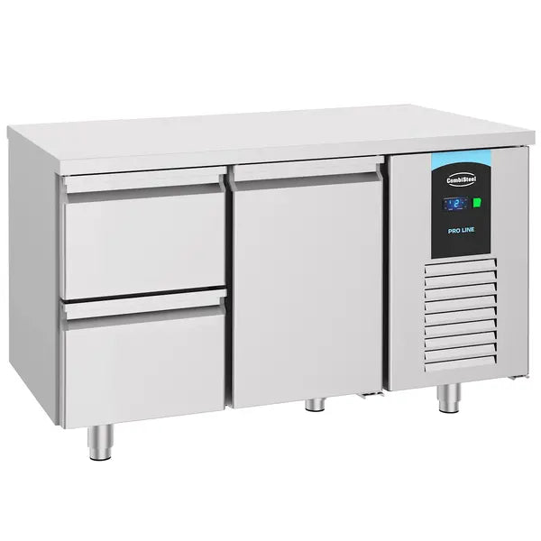 Combisteel Koelwerkbank | Energiezuinig | 281L | 1 deur 2 laden | -2°C/+8°C | Geforceerd | 1400x700x850(h)mm | 7489.5515