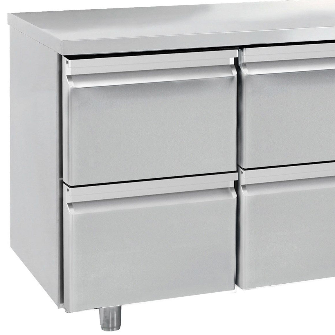 Combisteel Koelwerkbank | ENERGY LINE | Energiezuinig | 632L | 2 deuren 4 laden | -2°C/+8°C | Geforceerd | 2330x700x850(h)mm | 7489.5535