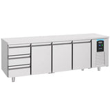 Combisteel Koelwerkbank | Energy Line  | 632L | 3 deuren 3 laden | -2°C/+8°C | Geforceerd | 2330x700x850(h)mm | 7489.5560