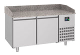 Combisteel Pizza Koelwerkbank | 380L | 2 deuren | -2°C/+8°C | Geforceerd | 1550x800x1080(h)mm | 7489.5220