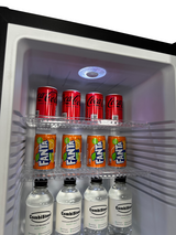 Minibarkoeling | Zwart | 40L | 1 Glasdeur | +12°C/+18°C | 405x443x545(h)mm