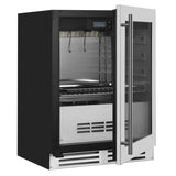 Combisteel Dry Age kast | Zwart/RVS | 127L | +1°C/+25°C | Geforceerd | 595x570x820(h)mm | 7525.0100