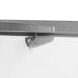 Vrieskist 512L | -18°C | wit/rvs | Deksel | 1535x740x825(h)mm