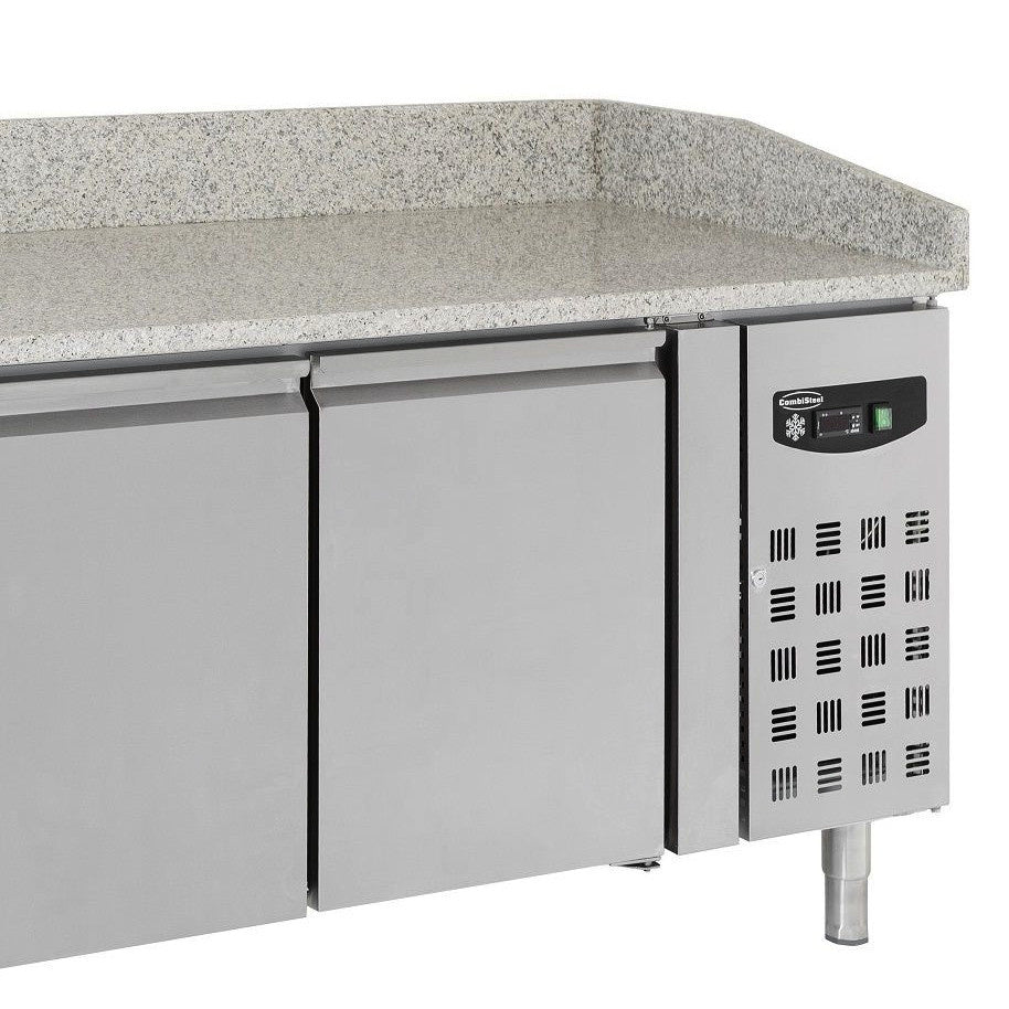 Combisteel Pizza Koelwerkbank | 390L | 2 deuren | +2°C/+8°C | Geforceerd | 1510x800x1000(h)mm | 7950.0040