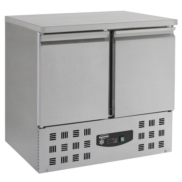 Combisteel Koelwerkbank | 257L | 2 Deuren | +2°C/+8°C | Statisch met ventilator | 900x700x875(h)mm | 7950.0106