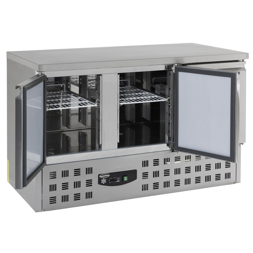 Combisteel Koelwerkbank | 400L | 3 Deuren | +2°C/+8°C | Statisch met ventilator | 1365x700x875(h)mm | 7950.0112