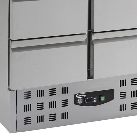 Combisteel Koelwerkbank | 400L | 6 Laden | +2°C/+8°C | Statisch met ventilator | 1365x700x870(h)mm | 7950.0113