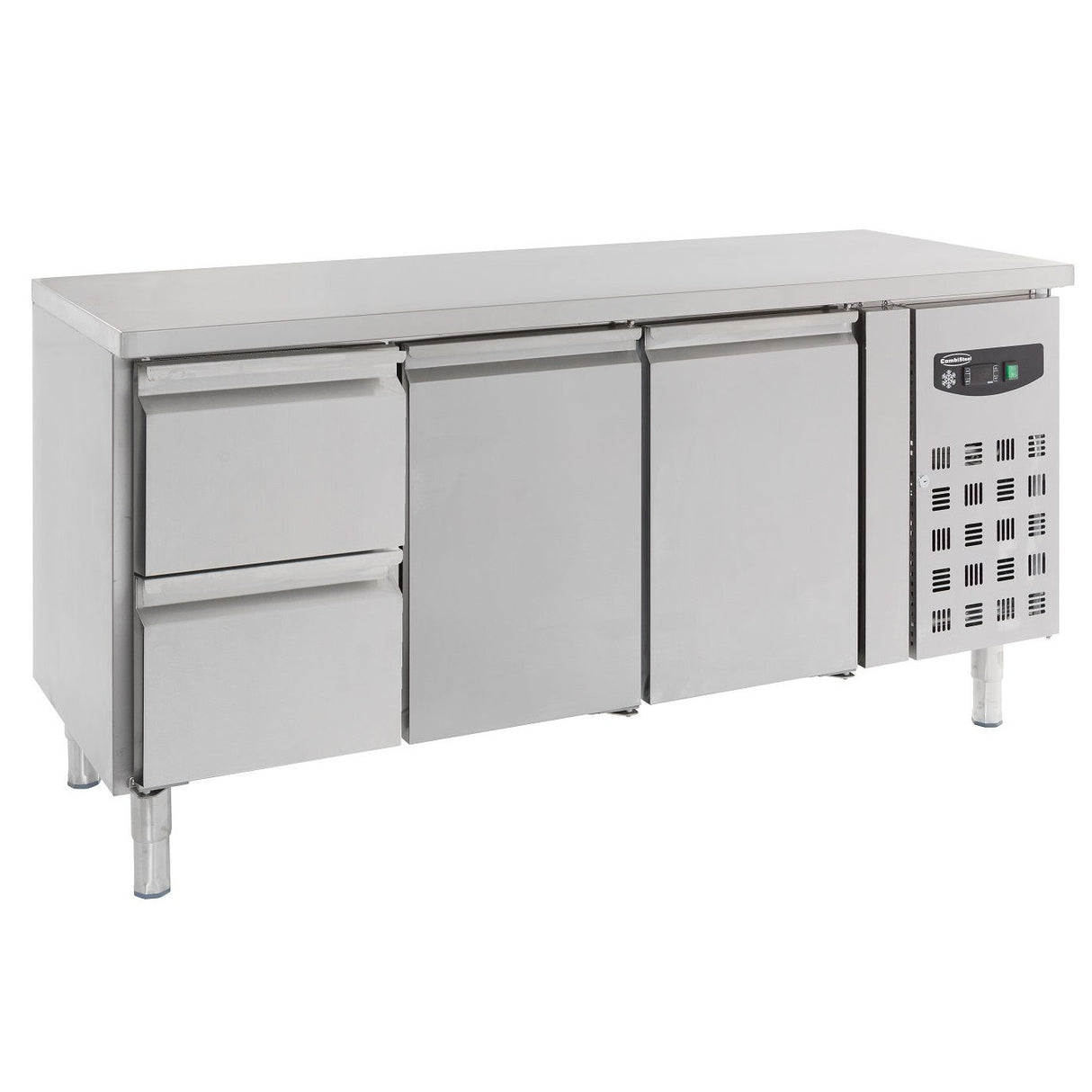 Combisteel Koelwerkbank | 417L | 2 deuren 2 laden | +2°C/+8°C | Geforceerd | 1795x700x850(h)mm | 7950.0205