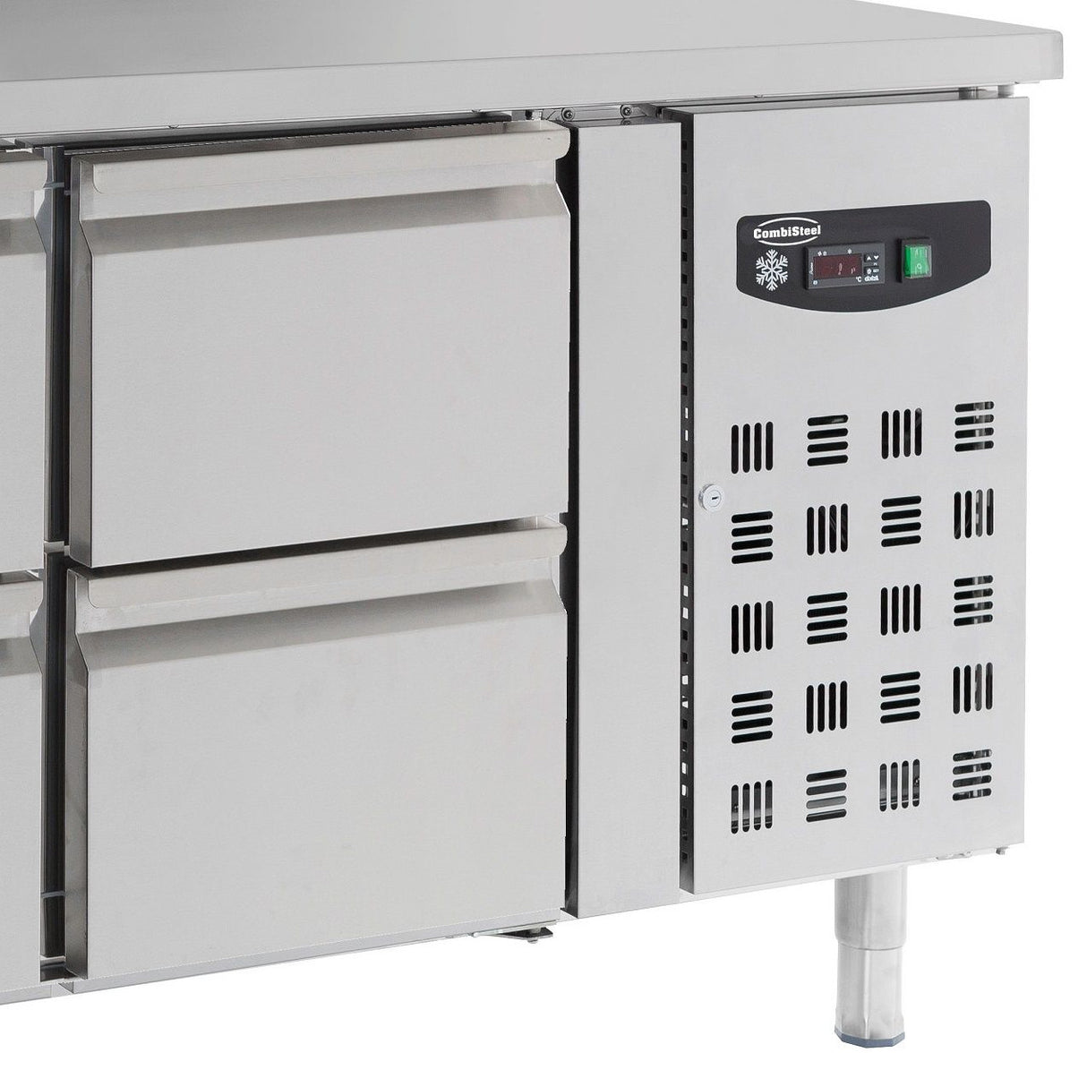 Combisteel Koelwerkbank | 282L | 4 laden | +2°C/+8°C | Geforceerd | 1360x700x850(h)mm | 7950.0225