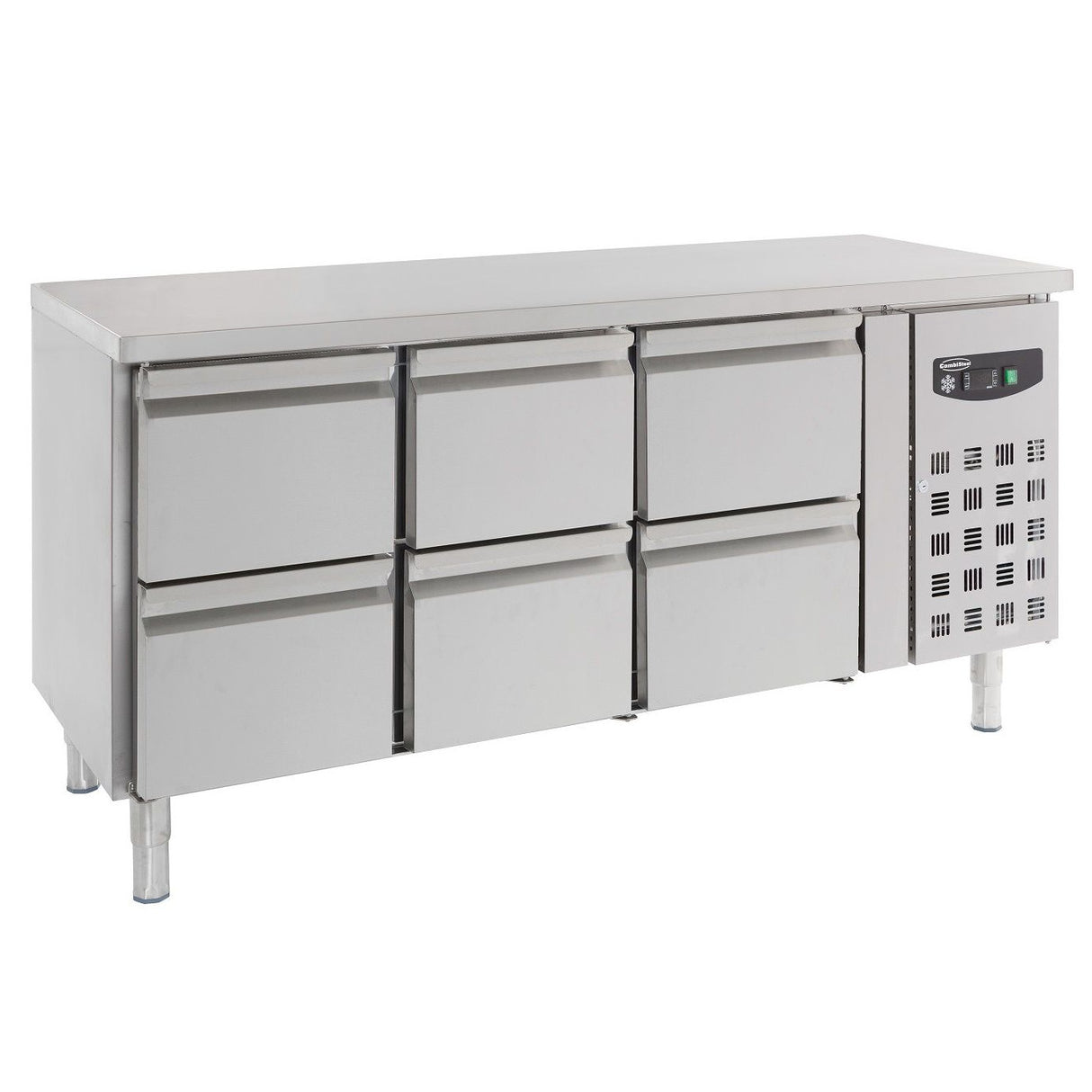 Combisteel Koelwerkbank | 417L | 6 laden | +2°C/+8°C | Geforceerd | 1795x700x850(h)mm | 7950.0230