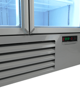 Glasdeur Koelkast Wit | 1000L | 2 Glasdeuren | 0°C/+10°C | Geforceerd | 1253x710x1997(h)mm