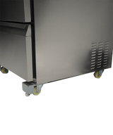 Koel-/Vrieskast | 185L | RVS | -18°C/-21°C & +1°C/+4°C | Geforceerd | 2 Laden (GN) | 705x785x850(h)mm