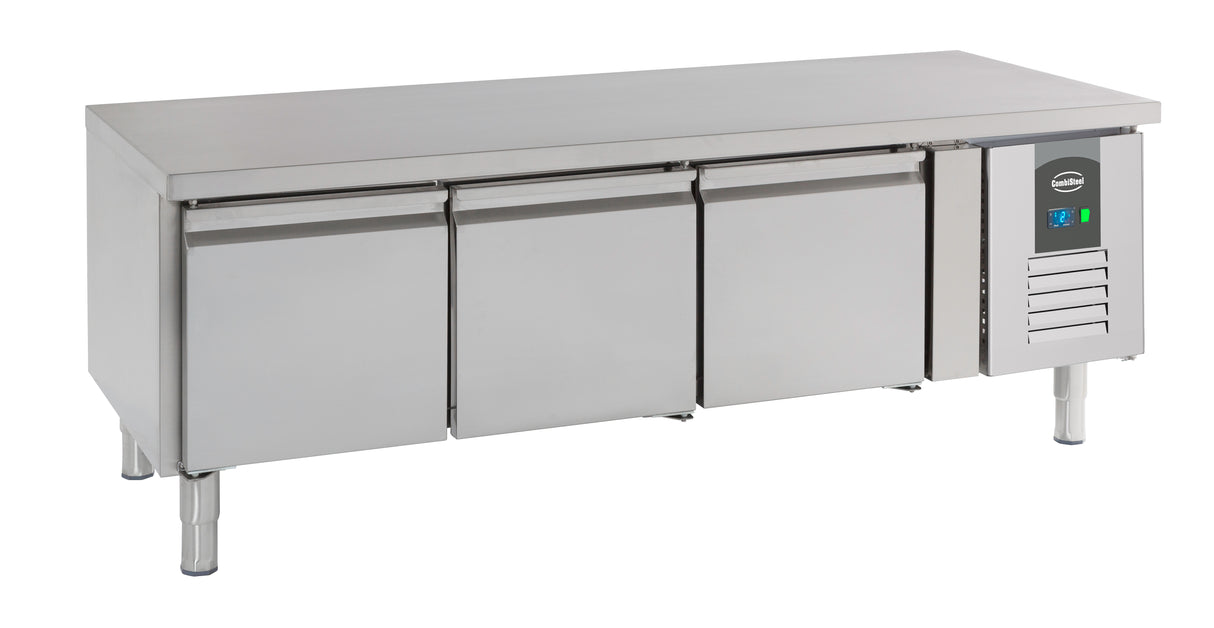 Koelwerkbank  | 302L | 3 Deuren | +2°C/+8°C | Geforceerd | 1600x700x650(h)mm