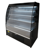 Wandkoeling zwart met nachtafdekking | 380L | 3 schappen | +2°C/+8°C | Geforceerd | 1300x660x1500(h)mm