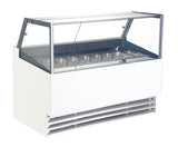 Schepijsvitrine BORNEO | 378L | 12x 5L | -16°C/-18°C | Geforceerd | 1610x880x1300(h)mm