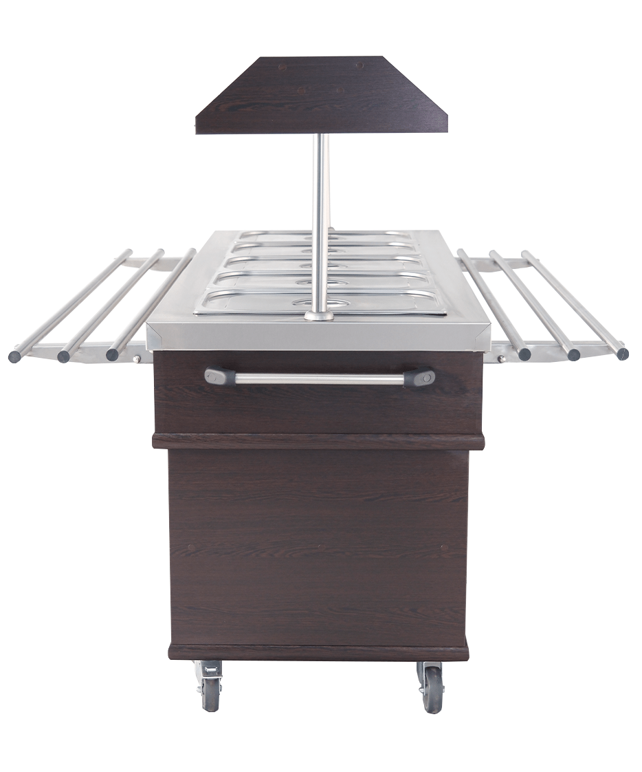 Gekoeld Buffet | 5x 1/1 GN | +4°C/+8°C | Statisch | Verlichte Kap | 1900x700x1400(h)mm