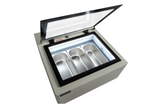 Schepijsvitrine | Wit | 3x 5L | -16°C/-18°C | Statisch | 670x750x375(h)mm