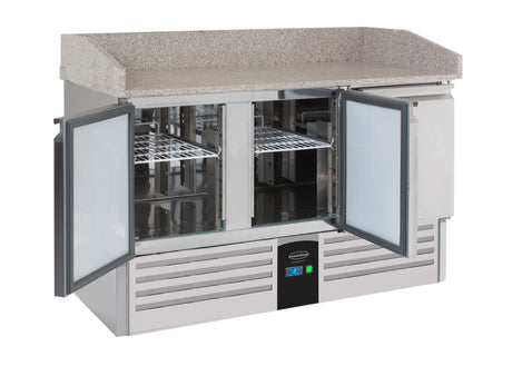 Pizzawerkbank | ENERGY LINE | 400L | 3 Deuren | +2°C/+8°C | Geforceerd | 1400x700x860/1015(h)mm