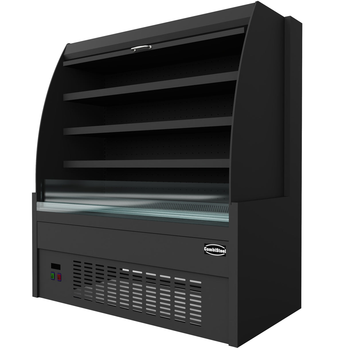 Wandkoeling zwart met nachtafdekking | 440L | 3 schappen | +2°C/+8°C | Geforceerd | 1500x660x1500(h)mm