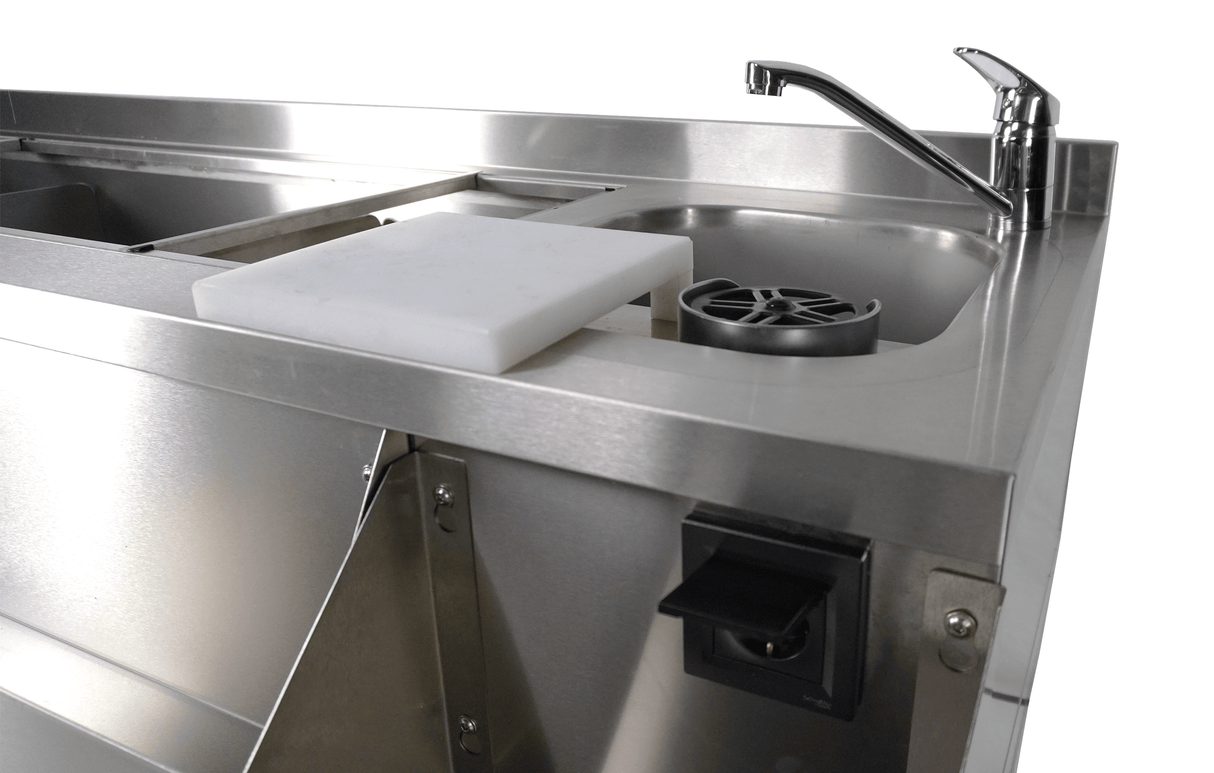 Gekoeld Bar-/Cocktailstation | PRO LINE | 280L | 3 Deuren | -2°C/+8°C | 1700x700x1000(h)mm