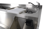 Gekoeld Bar-/Cocktailstation | PRO LINE | 280L | 3 Deuren | -2°C/+8°C | 1700x700x1000(h)mm
