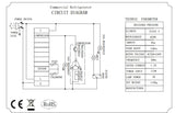 Horeca Koelkast 600L | +2°C/+8°C | Statisch met ventilator | 680x810x2010(h)mm