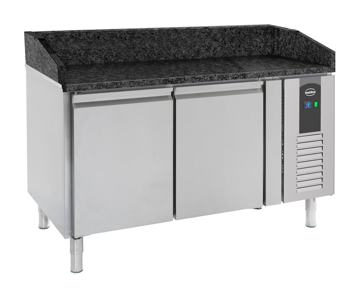 Pizzawerkbank | 390L | 2 Deuren | +2°C/+8°C | Geforceerd | 1510x800x850/1000(h)mm