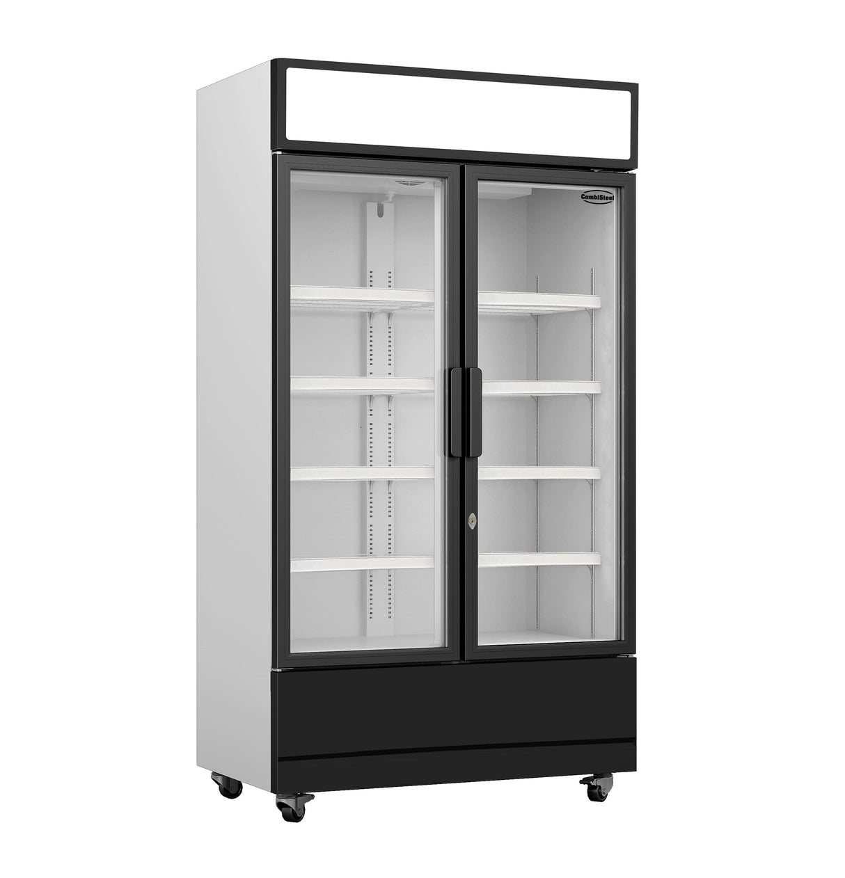 Glasdeur Koelkast Wit | 740L | 2 Glasdeuren | +1°C/+10°C | Geforceerd | 1120x610x1973(h)mm