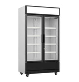 Glasdeur Koelkast Wit | 740L | 2 Glasdeuren | +1°C/+10°C | Geforceerd | 1120x610x1973(h)mm